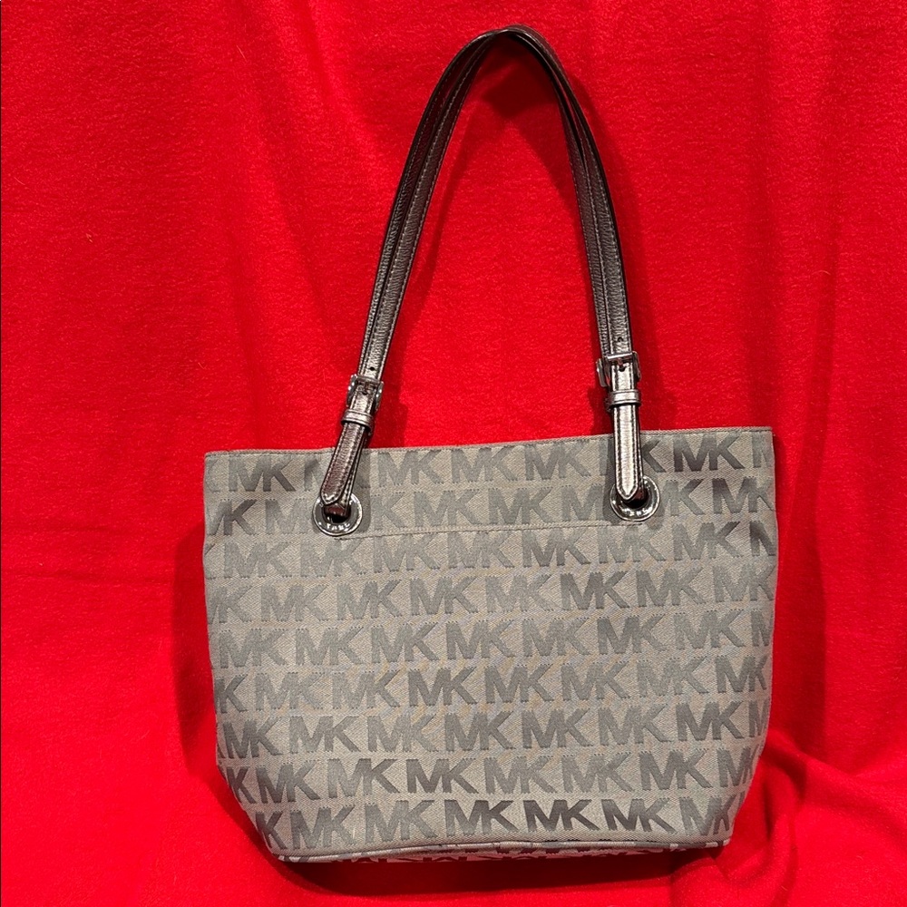 Michael Kors Monogram Gray Tote